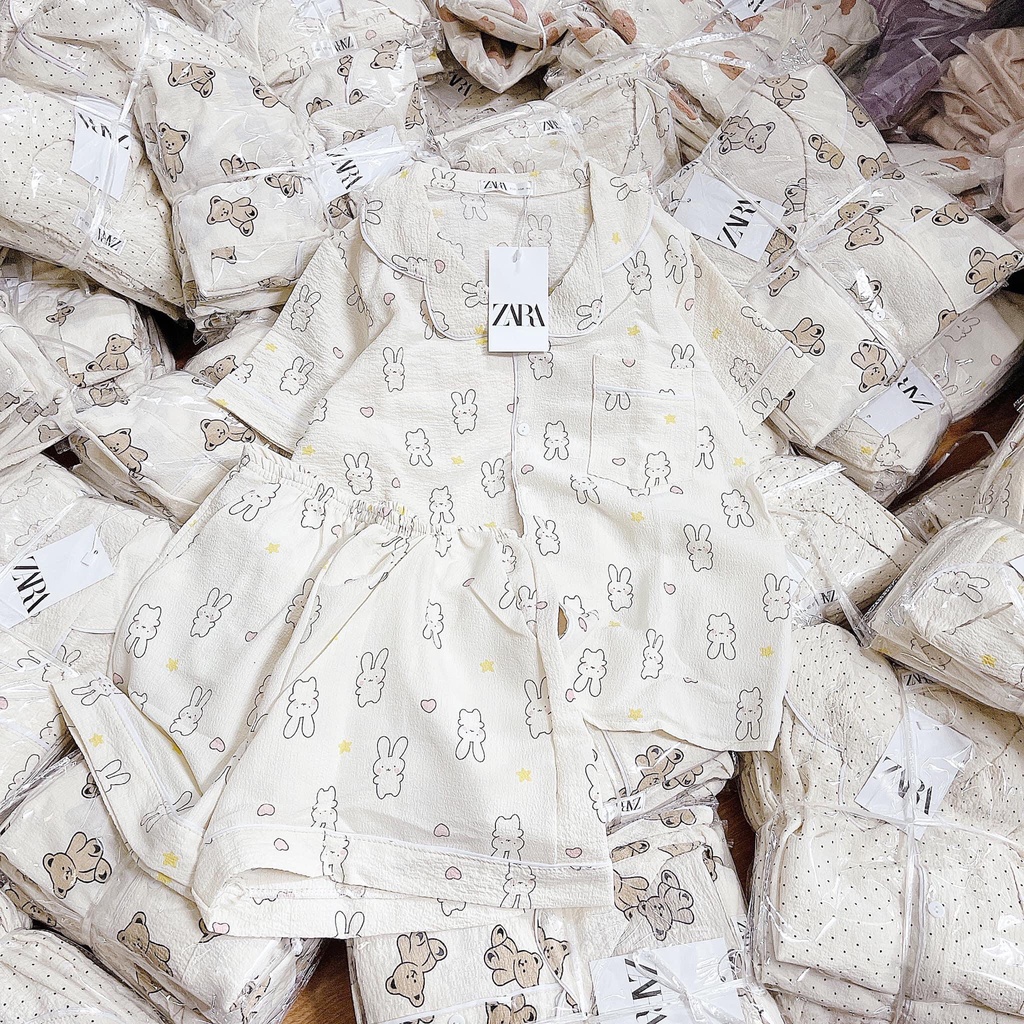 Pijama hình gấu cute dễ thương phong cách Hàn Quốc khách đọc mô tả sản phẩm trước khi đặt hàng giúp em ạ