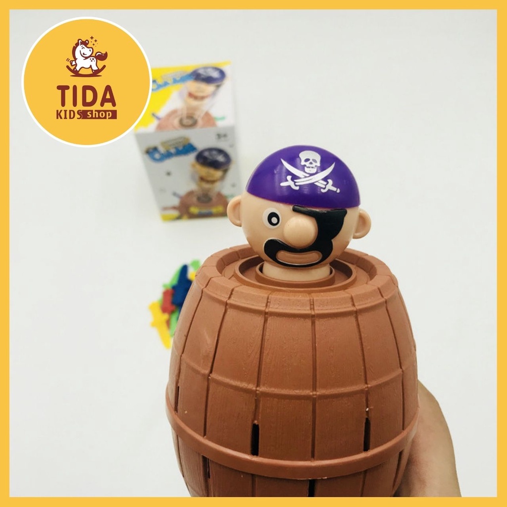 Đồ Chơi Đâm Hải Tặc ⚡ HOT TREND ⚡ Jumping Pirate Game, Chọc Cướp Biển Thùng Phi Giá Tốt, Đồ Chơi Giải Trí TiDa Kids Shop