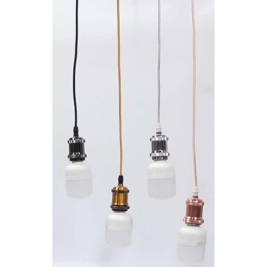 Bộ 5 dây đèn thả cổ điển bóng đèn led búp trụ trang trí 13w