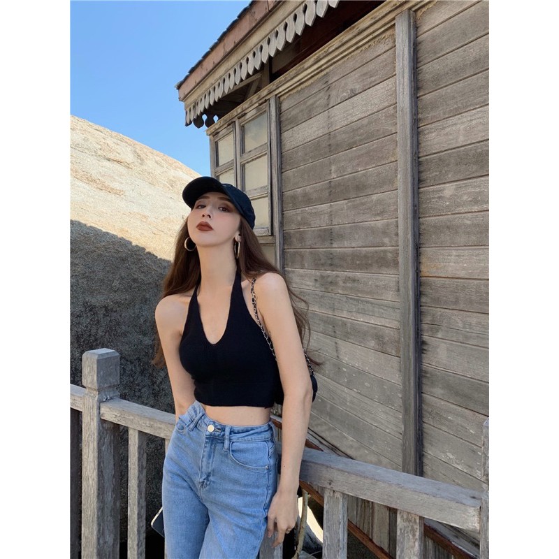 [Mã FASHIONT4WA2 giảm 10K đơn 50K] Áo cổ yếm 95k | BigBuy360 - bigbuy360.vn