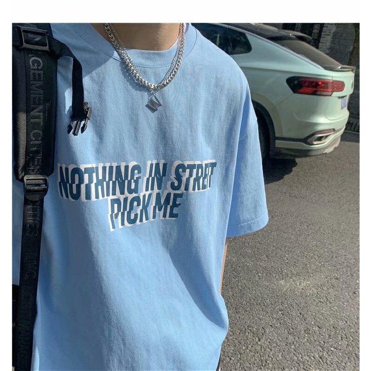 Áo Thun Nam Ngắn Tay Cổ Tròn Thời Trang Hàn 4 Màu Tuỳ Chọn Size M-5Xl