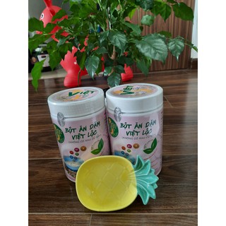 Combo Bột ăn dặm Việt Lộc + Bát sứ ăn dặm cao cấp