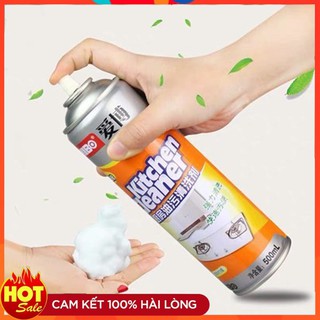 Chai xịt rửa nhà bếp bọt tuyết đa năng Kitchen Cleaner 500ml