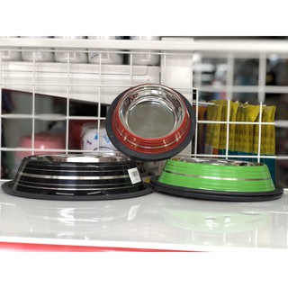 BÁT INOX SƠN MÀU CHO CHÓ MÈO SIZE 15,18,22