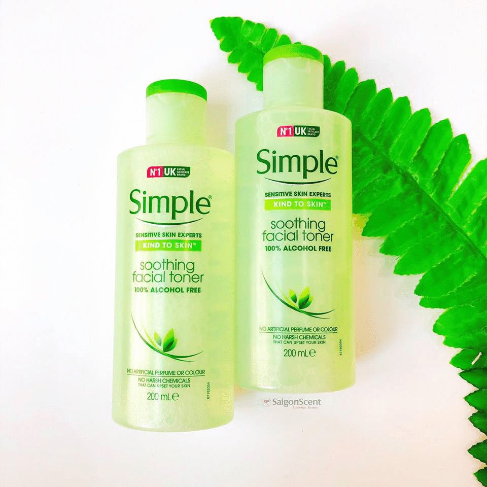 Nước Hoa Hồng Simple Dành Cho Da Nhạy Cảm 200ml (hàng chính hãng)