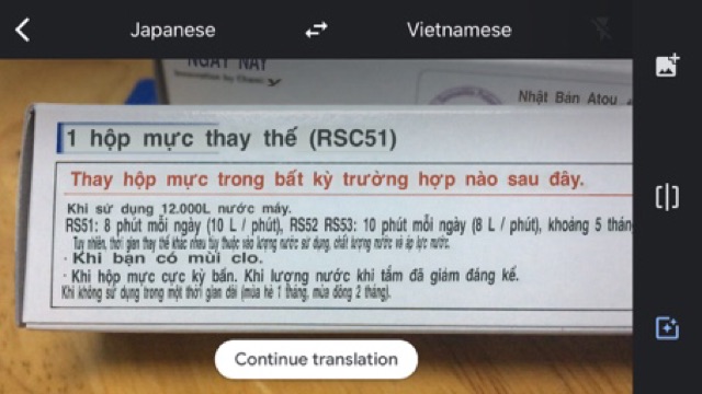 Lõi Lọc Thay Thế Vòi Sen Toray