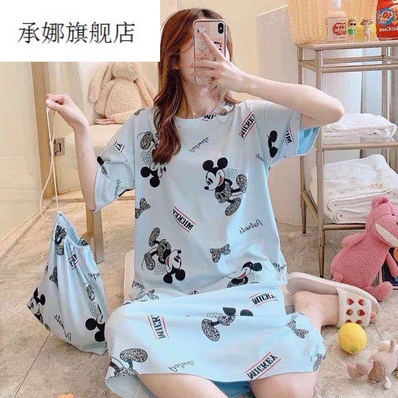 Váy đầm ngủ hoạt hình/ Váy dáng suông - Tặng túi đựng - [Hàng QC loại 1] | BigBuy360 - bigbuy360.vn