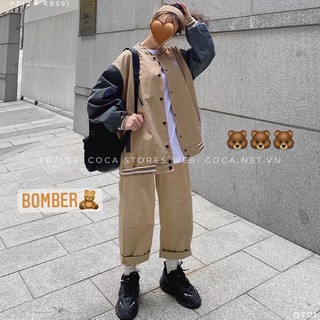 [KB591] Áo khoác bomber BAD G E phong cách Hàn Quốc (Có sẵn/ảnh thật)