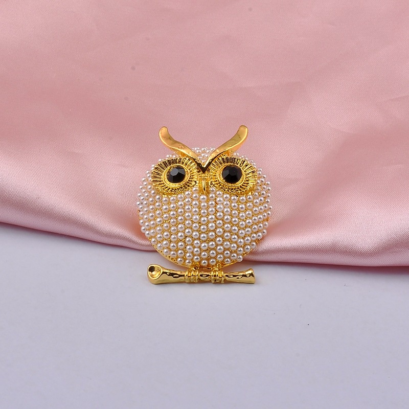 Ghim CàI ÁO HìNh Chú Cú ĐíNh Kim Cương Giả ThờI Trang Cho Nam Nữ