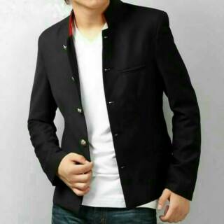 Áo Khoác Blazer Màu Đen Dáng Ôm Phong Cách Hàn Quốc