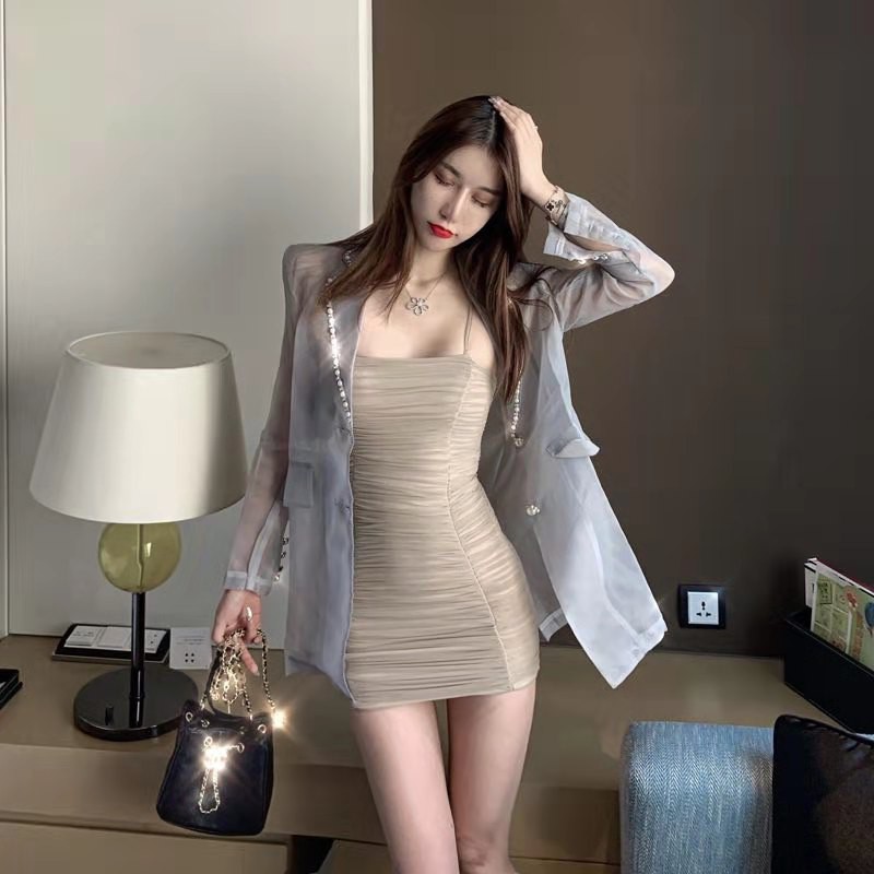 Đầm nữ dáng ôm hai dây Emilyshop