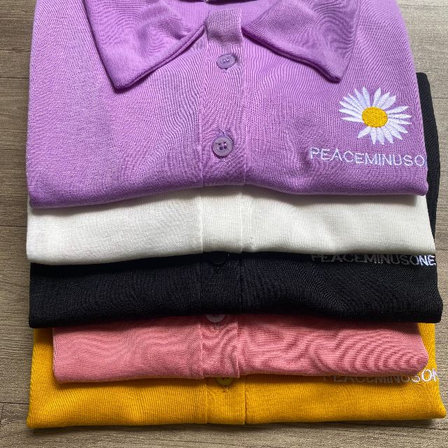 ÁO CROPTOP CỔ BẺ CÚC THẬT THÊU HOA CÚC - A3HC