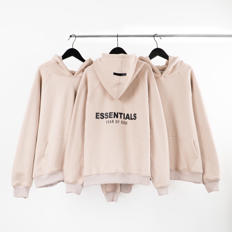 Áo Hoodie, Áo nỉ Esentials có mũ nam nữ form Unisex chất liệu nỉ bông cotton, Maybug