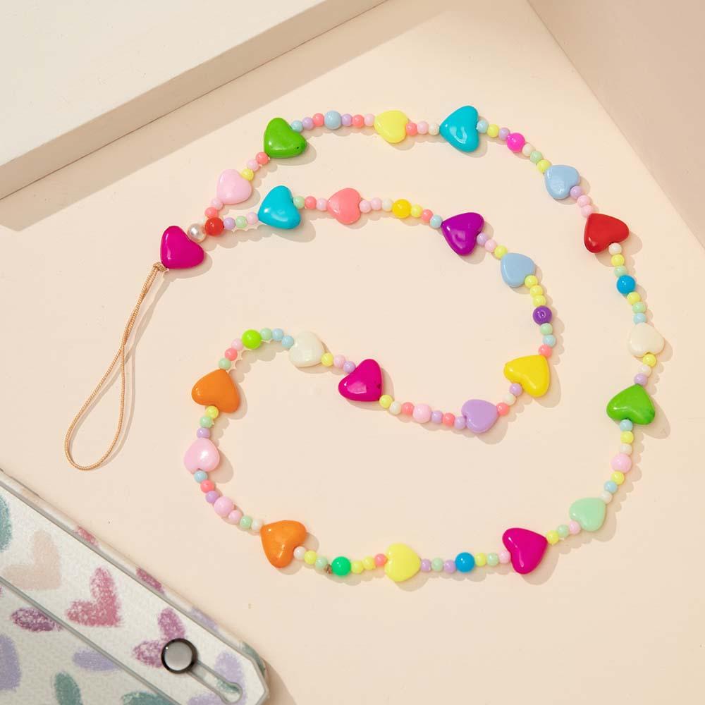 Dây Đeo Cổ Gắn Điện Thoại Di Động Chống Thất Lạc Hình Ngôi Sao / Trái Tim Nhiều Màu Sắc