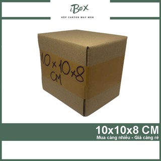 20 Hộp carton 10x10x8 đóng hàng iBox