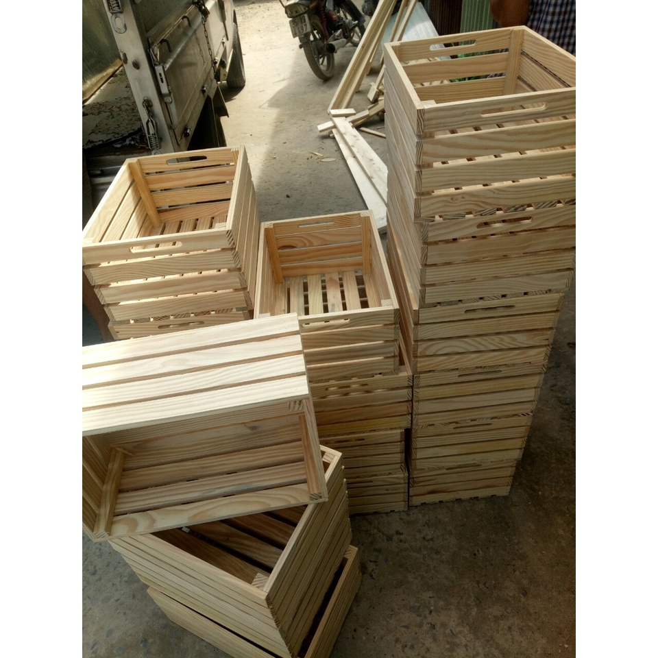THÙNG GỖ PALLET - HỘP PALLET GỖ THÔNG