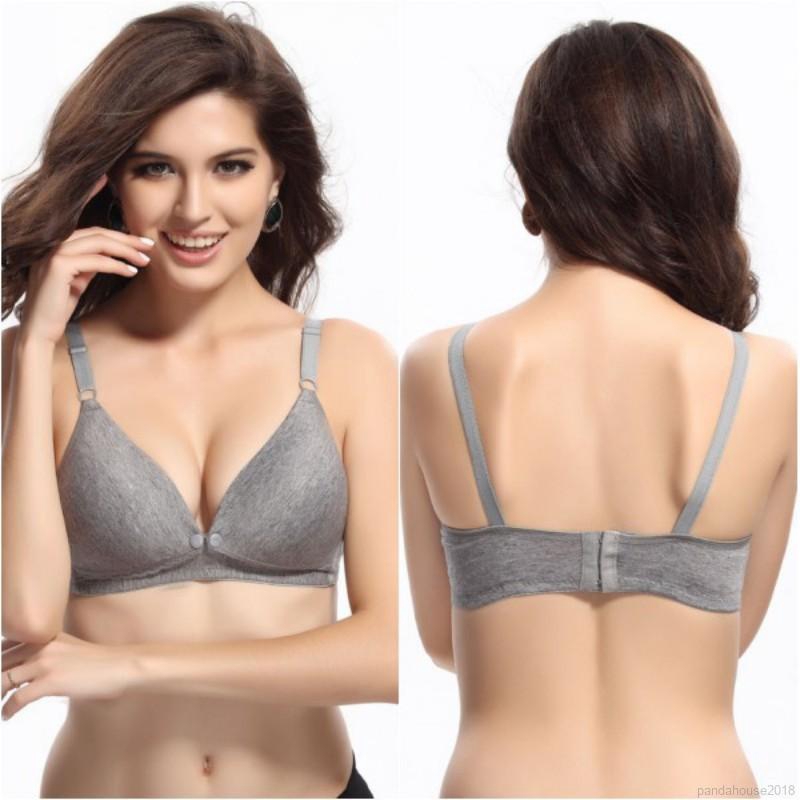 Áo ngực cotton màu trơn cho mẹ bỉm sữa | BigBuy360 - bigbuy360.vn