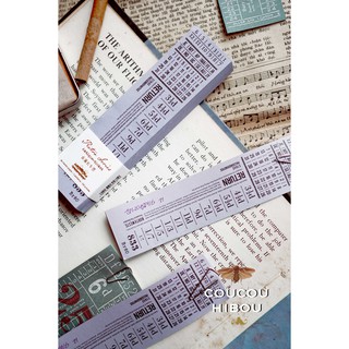 SET 10 MẪU TICKET XE BUS-100 miếng