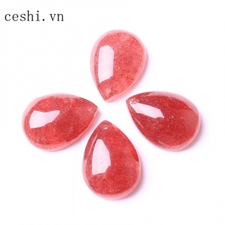 Natural strawberry crystal pendant
