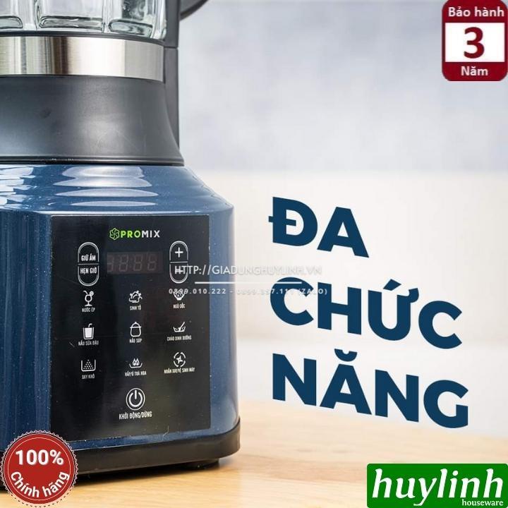 Máy làm sữa hạt đa năng Promix CB-03 - Dung tích 1.75 lít - 9 chức năng - Tặng 250gr đậu lăng
