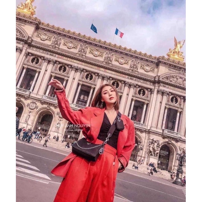 Set túi đeo chéo,kết hợp đeo kẹp lách-kèm ảnh tự chụp