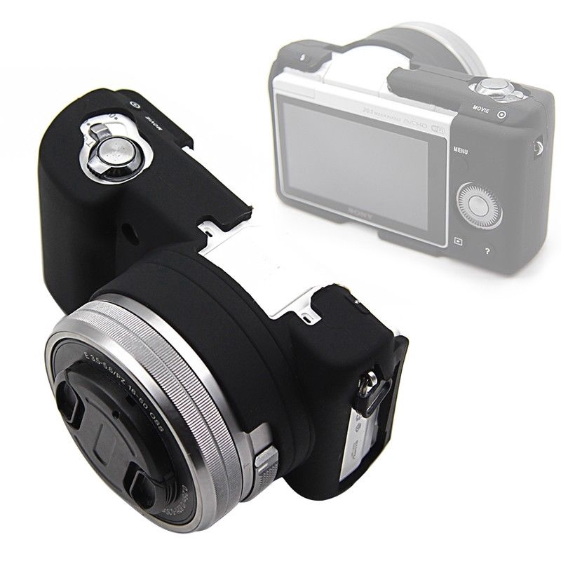 Ốp Điện Thoại Silicone Dẻo Kiêm Túi Đựng Máy Ảnh Sony A5000 / A5100