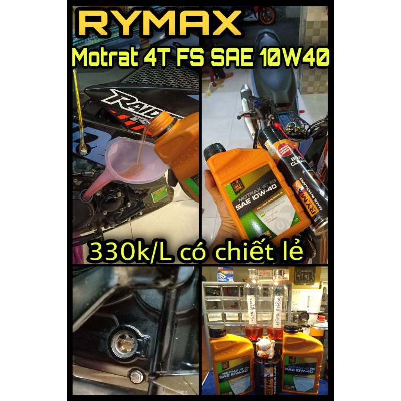 Rymax FS 10W40 SAE ⚡Satria , Winner , Sonic, Ex ⚡ có chiết lẻ 100ml , 200ml , 300ml,400ml