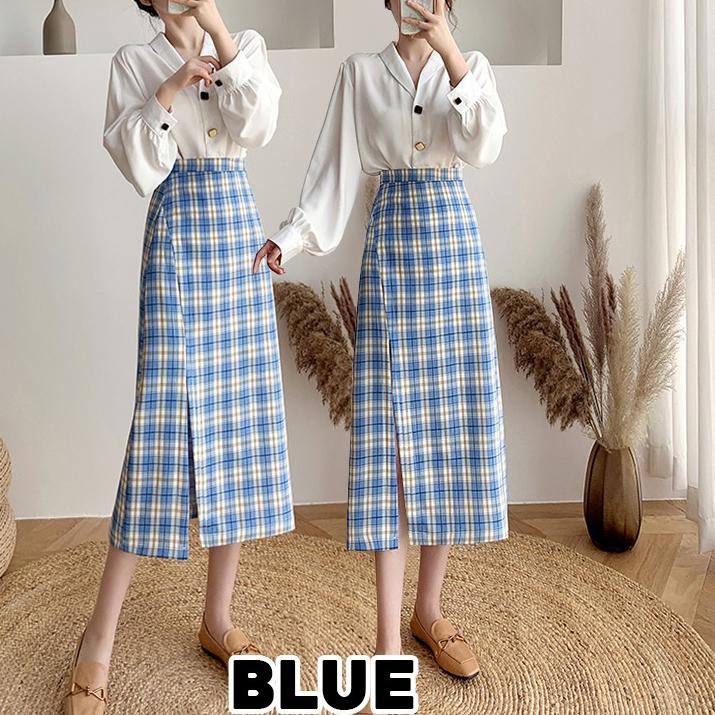 Chân Váy Maxi Xẻ Tà Trước Phong Cách Hàn Quốc Cho Nữ 8203 Alexa