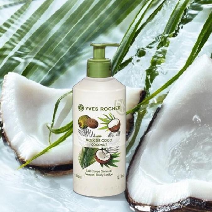 Sữa Dưỡng Thể Hương Dừa Yves Rocher Noix Coco Coconut Lait Corps Sensuel Body Lotion 390ml