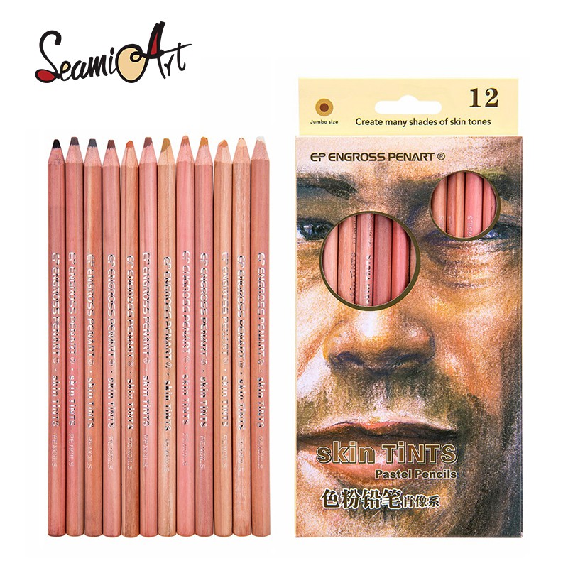 Set 12 Cây Bút Chì Màu SeamiArt Tiện Dụng