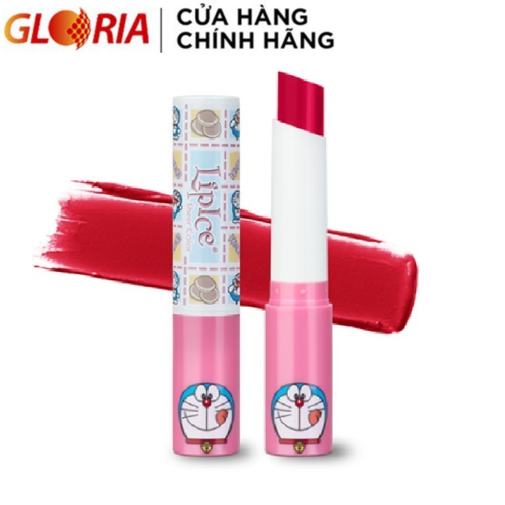 [Mã COSGLORIAT4 -8% đơn 250K] Son Dưỡng Có Màu Tự Nhiên LipIce Sheer Color x Doraemon 2.4g (Phiên Bản Giới Hạn)