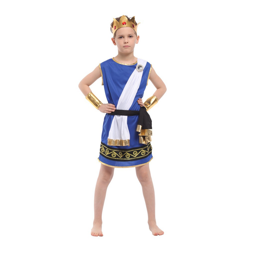 Bộ Đồ Hóa Trang Hoàng Tử Ai Cập Pharaoh Ai Cập Cổ Đại Cho Bé Trai