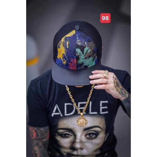 Mũ lưỡi trai, Nón snapback thổ cẩm thời trang cao cấp
