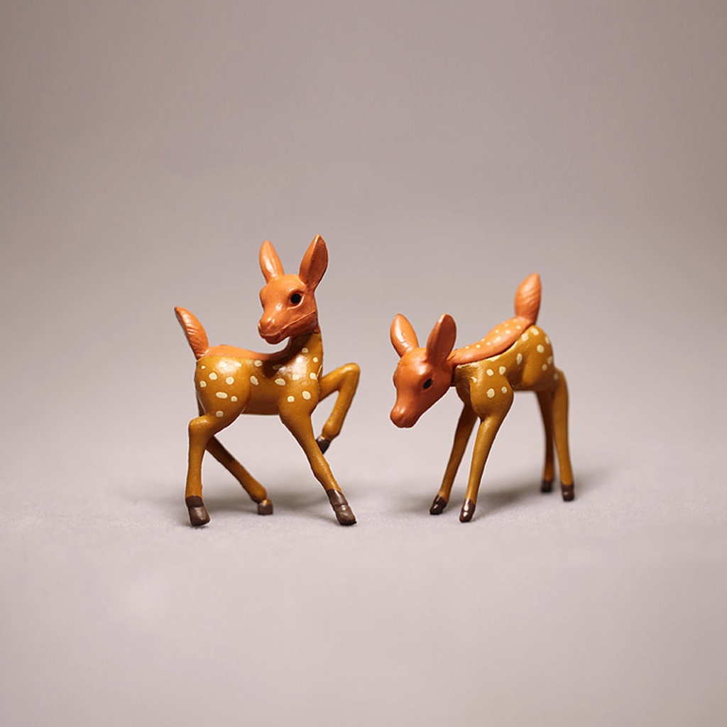 Đồ trang trí Chú Nai Sika Bằng Nhựa Resin Dễ Thương Trang Trí Tiểu Cảnh / Tiểu Cảnh Diy Taylor1