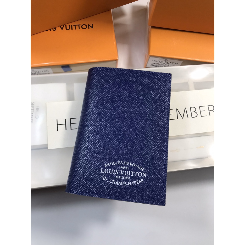 Ví Passport da thật thời trang cao cấp Louis Vuitton LV nam nữ phong cách sang trọng