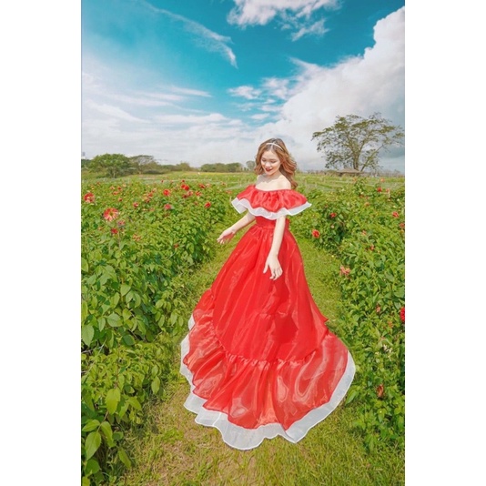 MS1257V ĐẦM XOÈ TRỄ VAI BÈO DÚN THẮT NƠ FULL SIZE S/M/L/XL