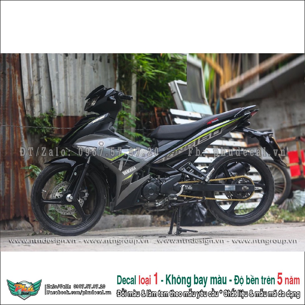 Tem rời Exciter 150 Mx xám đen cover (1)