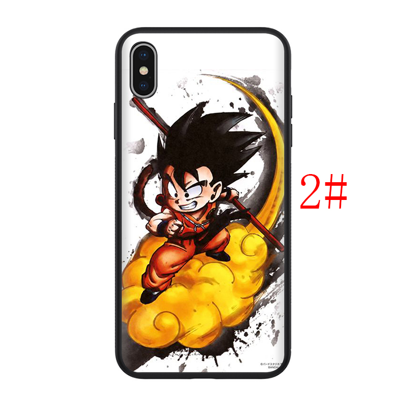 Ốp Điện Thoại Silicon Mềm Hình Goku Vs Golden Dragon Ball Xa76 Cho Iphone 11 12 Pro Mini Xs Max X Xr