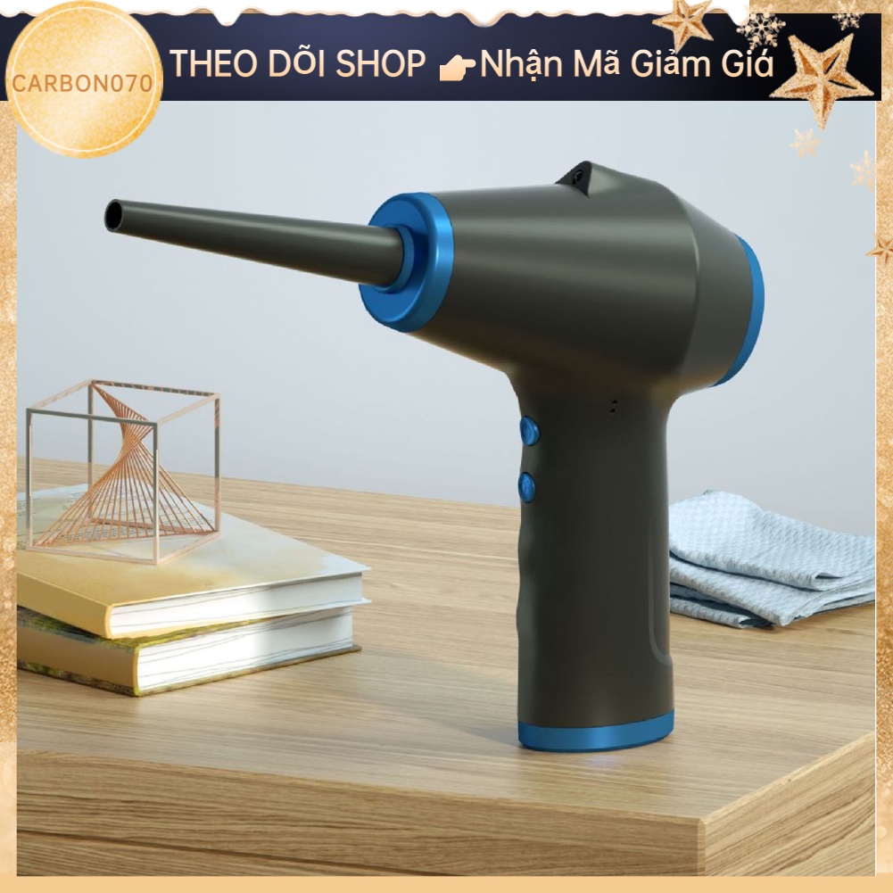 [Hàng Sẵn] Máy Thổi Bụi Không Dây Điện Tử 5000mAh Có Thể Sạc Lại Cho Máy Tính/ Xe Hơi/ Bàn Phím Máy Tính【Carbon070】