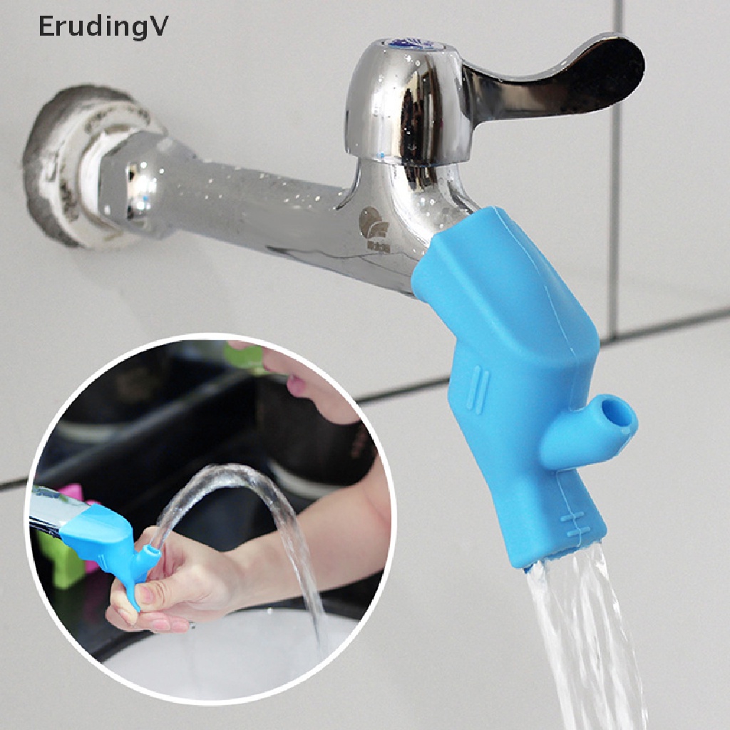 1 Đầu nối dài vòi nước bồn rửa chén bằng cao su co giãn tiện lợi