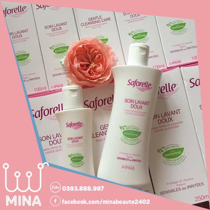 Dung Dịch Vệ Sinh Phụ Nữ Saforelle 250ml Của Pháp