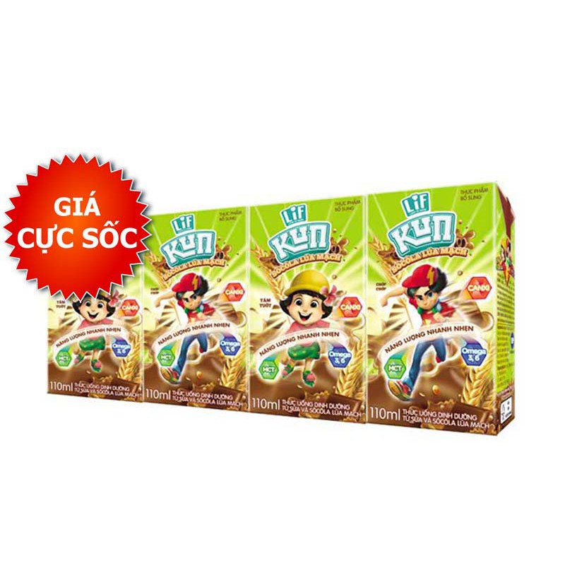 Thùng 48 Hộp Kun Sôcôla 110ml