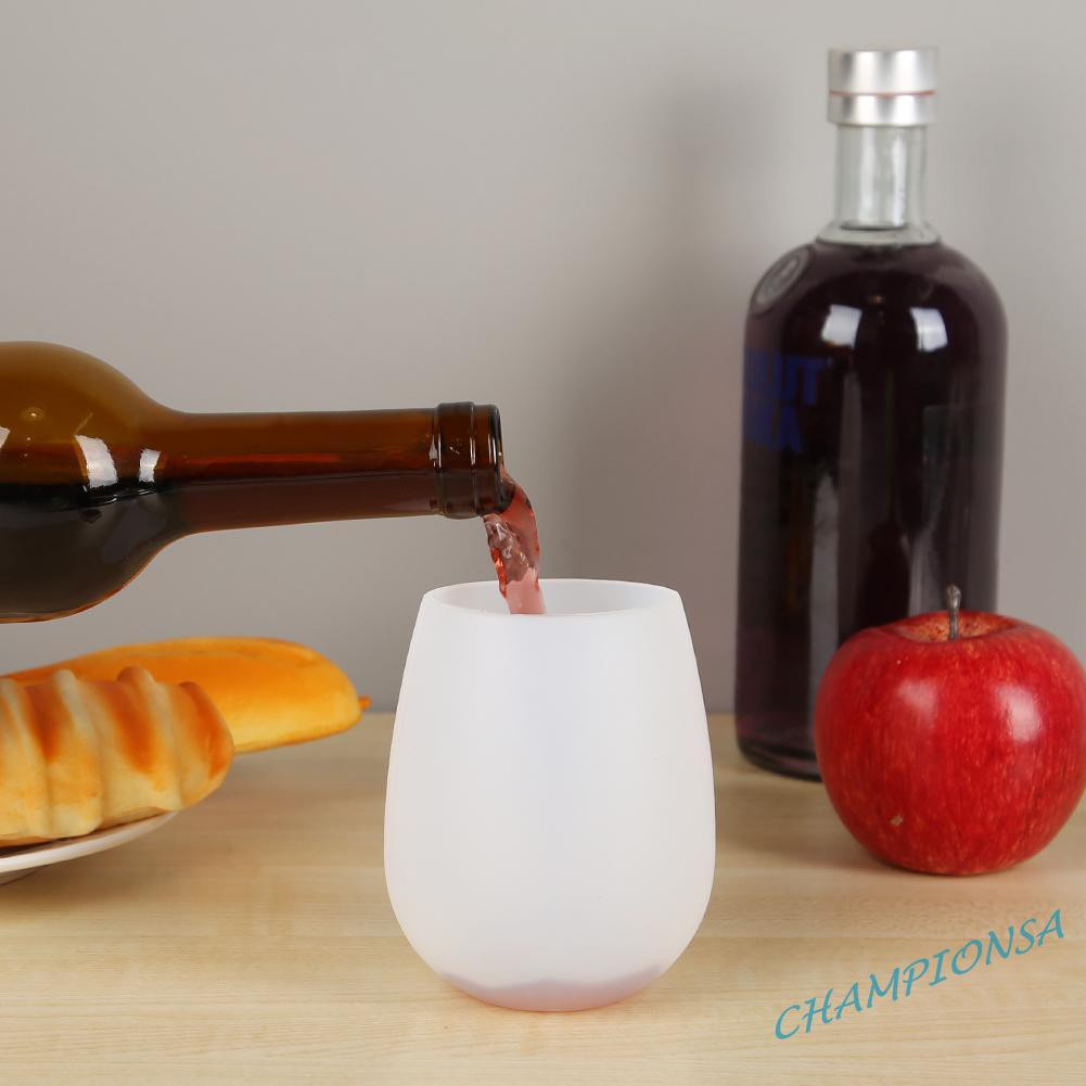 [In Stock] Portable Unbreakable Silicone Cups Outdoor BBQ Wine Red Beer Drinking Cup