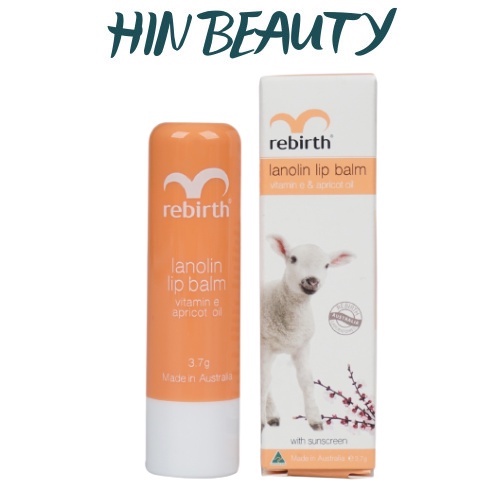 Son Dưỡng Môi Rebirth Giàu Vitamin E Chống Nắng và Bảo Vệ Môi - HIN BEAUTY