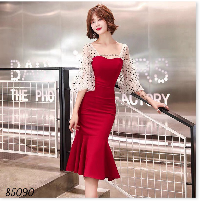Đầm UMI đuôi cá phối lứa tôn dáng siêu sang cho các chị em KME FASHION