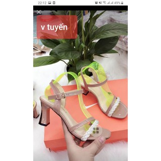 Ảnh thật giày cao gót nữ size nhỏ size lớn