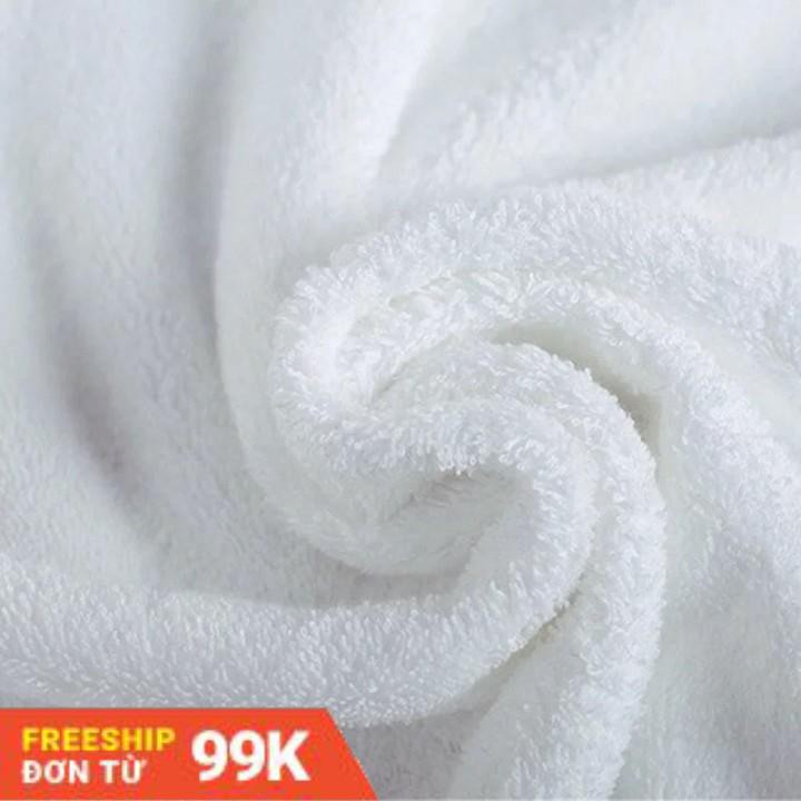 Khăn tắm trắng cao cấp RIOTEX - 70x140cm 400g A, Thấm hút tốt, mềm mịn cho Gia Đình, Khách Sạn, Spa,...