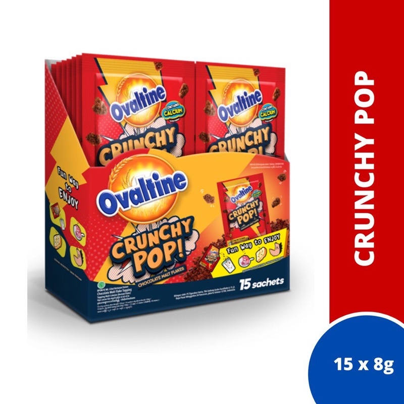 Kẹo Rắc OVALTINE CRUNCHY POP 8g - Hàng chính hãng DKSH Việt Nam.