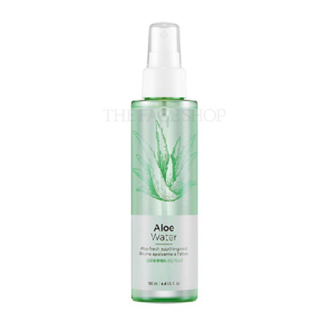 Xịt khoáng dưỡng ẩm da mặt nha đam lô hội cấp ẩm kiềm dầu Hàn Quốc The Face Shop Aloe Fresh Soothing Mist 130ml | BigBuy360 - bigbuy360.vn