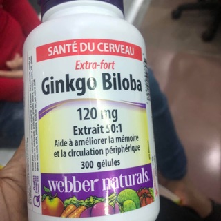 Thuốc bổ não GINKGO BILOBA CANADA 300 viên
